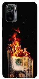 Чохол Demsky Money burn для Xiaomi Redmi Note 10 / Note 10s