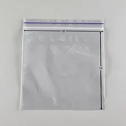 Пакети Zip-Lock прозорі 16x16 см, 100 шт, 50 мкм, поліетиленові пакети із застібкою - мініатюра 2