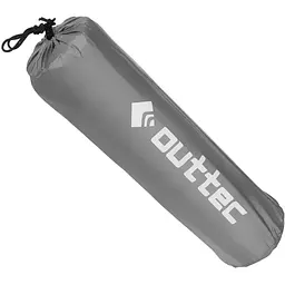 Самонадувний килимок Outtec з подушкою гладкий сірий - мініатюра 7