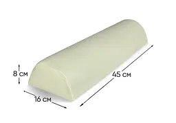 Масажний валик Easyfit 45 см для масажного столу Бежевий - мініатюра 4