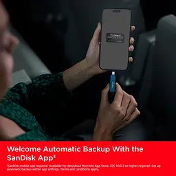 USB флеш накопичувач SanDisk 128GB Phone Drive for iPhone Metallic Sky Lightning/Type-C U (SDIXD0N-128G-GN6NE) - мініатюра 7