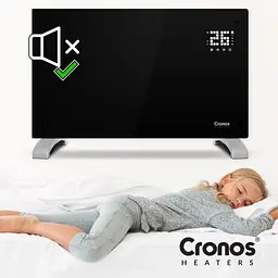 Конвекторний обігрівач Cronos Heaters 2в1 2000W Wi-Fi Black - мініатюра 7