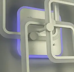 Стельова люстра LED WH з RGB підсвіткою Line.F RGB підсвітка є - мініатюра 4