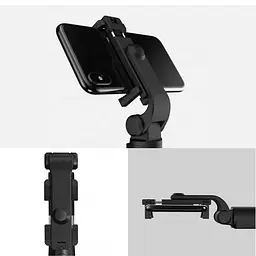 Селфі палиця штатив тринога для телефона Bluetooth з пультом Selfie Stick L01 Чорний - мініатюра 6