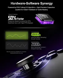 Геймпад PXN P5 8K Wireless (6948052903723) Black/Purple (G-000003837) - мініатюра 9
