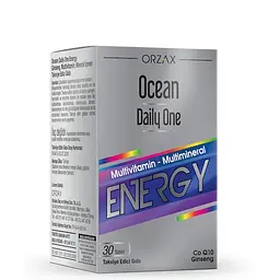 Комплексний препарат Orzax Ocean Daily One Energy, 30 таблеток для підвищення рівня енергії