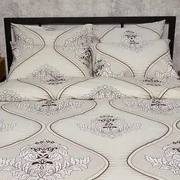Комплект постільної білизни Moon&Star Мікросатин Premium Royal Elegance Сімейні 160х220х2 наволочки 2х40х60 - мініатюра 3