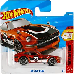 Базова машинка Hot Wheels Then and Now Datsun 240Z червона (5785) JJJ38-N521