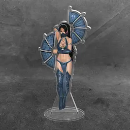 Акрилова колекційна фігурка Мортал комбат Mortal Kombat Китана 15 см - мініатюра 2