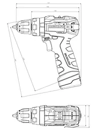 Шурупокрут-дриль акумуляторний PowerMaxx SB BL 12В Metabo teh0025346 - мініатюра 5