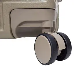 Валіза середня M Madisson Snowball 66503 M 64x43x26 см 100% полікарбонат на клямках Шампань - мініатюра 9