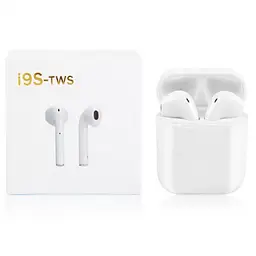 Бездротові навушники TWS i9s з боксом для заряджання White (au063) - мініатюра 3