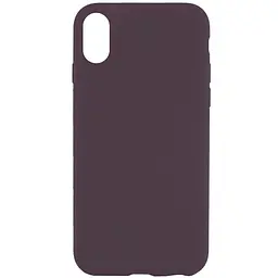 Чохол Silk Full Protective (AA) NO LOGO для Apple iPhone X / XS (5.8") Фіолетовий / Elderberry