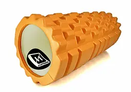 Масажний ролик Grid Roller 33 см v.1.1 Помаранчевий EasyFit fit0024920 - мініатюра 3