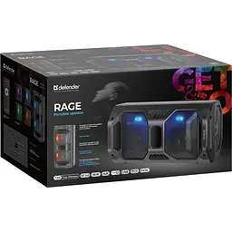 Акустична система 1.0 Defender Rage 50Вт BT/FM/USB/LED/Light/TWS - мініатюра 10