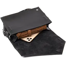 Жіноча шкіряна сумка GRANDE PELLE 24х16,5х9 см sum0015594 - мініатюра 5