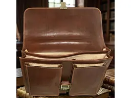 Чоловічий діловий портфель Italico 8013/42 Коньячний 42x30, 5x11 см TONY PEROTTI sum0029073 - мініатюра 2