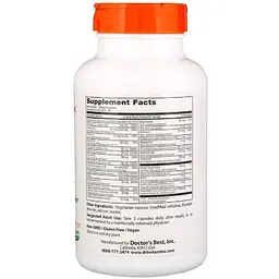 Мультивітаміни Doctor's Best Quatrefolic без заліза 90 вегетаріанських капсул - мініатюра 2