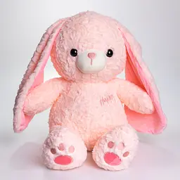 М'яка іграшка-плед та подушка 3 в 1 Зайчик 35×32×40 (см) Рожевий Colorful Home 509-9P - мініатюра 5