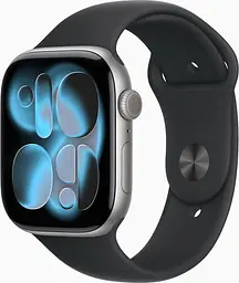 Смарт-годинник Apple Watch Series 11 GPS 46mm Space Grey Alu. Case w. Black S. Band - S/M (MEV04)