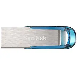 USB флеш накопичувач SanDisk 64GB Ultra Flair Blue USB 3.0 (SDCZ73-064G-G46B) - мініатюра 1