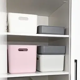 Ящик для зберігання МВМ My Home FH-12 L 360х257х80 мм сірий (FH-12 L GRAY) - мініатюра 5