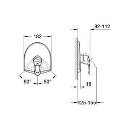 Змішувач для душу Grohe Chiara 19156000, Хром - мініатюра 2