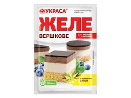 Желе УКРАСА 90г Вершкове Ваніль
