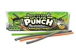 Кислі жувальні цукерки Sour Punch Frankenstraws 91г - мініатюра 2