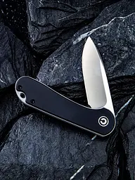 Ніж складаний кишеньковий Civivi Elementum, (7.5 см) D2/G10 чорний - мініатюра 4