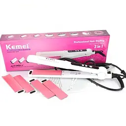Стайлер Kemei KM-1878 3 в 1 універсальний - мініатюра 5