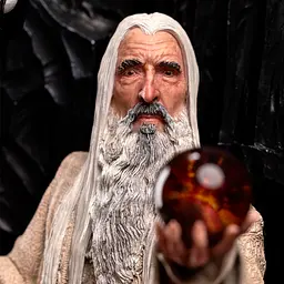 Статуетка Lord of The Rings Saruman the White on Throne Statue 1/6 scale (Володар перснів) 110 см - мініатюра 9