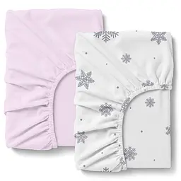 Набір простирадло на резинці 100х200х20 LILAC SNOW COSAS (4822052486610)