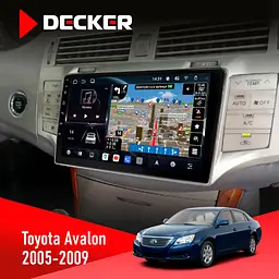 Штатна магнітола Toyota Avalon 2005-2009 Decker D9-011 4x64, DSP, 4G, 360 Decker (НФ-00006465)