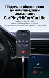 Кабель UGREEN L521 магнітний USB-A - USB-C 100 Вт 1 м темно-синій (55518) - мініатюра 4