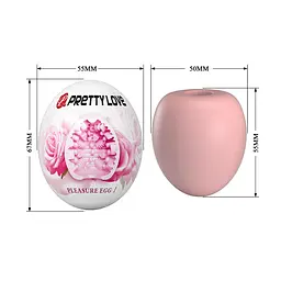 Мастурбатор Pretty Love Pleasure Egg Masturbator Pink - мініатюра 7
