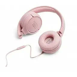Дротові навушники повнорозмірні JBL T500 (JBLT500PIK) рожеві JBLT500PIK - мініатюра 3