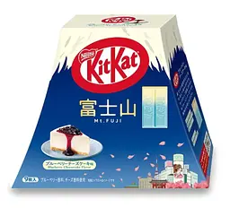Шоколадні міні батончики KitKat Fuji Blueberry Cheesecake 9шт, 180г