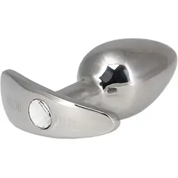 Анальна пробка Pillow Talk Sneaky Luxurious Stainless Steel Anal Plug із кристалом Swarovski - мініатюра 2