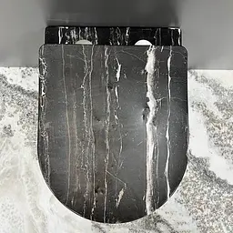 Підвісний унітаз VBI Vulcano black onyx VBI-020403, Мармур - мініатюра 3