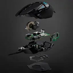 Миша комп'ютерна Logitech G502 Hero (910-005470, 910-005474, 910-005471, 910-005472) - мініатюра 7