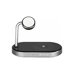 Зарядний пристрій Verbatim 3in1 Apple Watch and iPhone Charging Stand (49556) - мініатюра 2