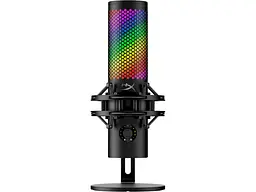 Мікрофон для ПК/для стрімінгу, подкастів HyperX QuadCast 2 S Black RGB (9A273AA)