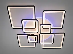 Сучасна LED люстра з пультом, диммером та підсвіткою, 225W - мініатюра 2