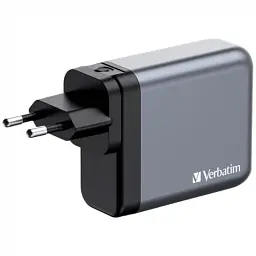 Зарядний пристрій Verbatim GaN 140 W 4 ports (2xUSB-C-140 W,USB-C 20 W /USB-A -3.0) (32203) - мініатюра 2