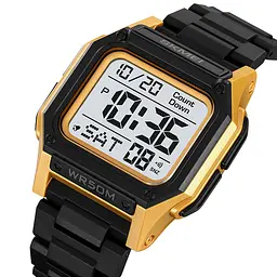 Чоловічий наручний годинник 2264BKGDWT Black-Gold-White Skmei acs0030089 - мініатюра 3