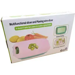 Овочерізка Mandoline Slicer Multifunctional Slicer abd Planing wire slicer універсальна Pink (do045) - мініатюра 4