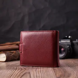 Практичний жіночий гаманець з натуральної шкіри ST Leather 22554 бордовий - мініатюра 10