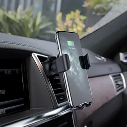 Бездротове зарядне авто тримач Hoco CW25 Delight in-car wireless charging 10W 2.4A - мініатюра 5