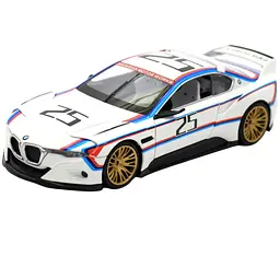 Колекційна металева модель автомобіля Автопром BMW 3.0 CSL Hommage R з інерцією, світлом та звуком 1:24